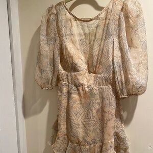 NWT Saints + Secrets Fit & Flare Floral Mini dress